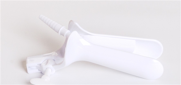 Collin Type Vaginal Speculum with Smoke Evacuator -  Small